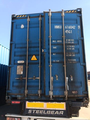Контейнер 40HC №HNKU6160429