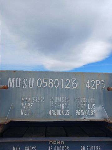 Контейнер 40FR №MOSU0580126