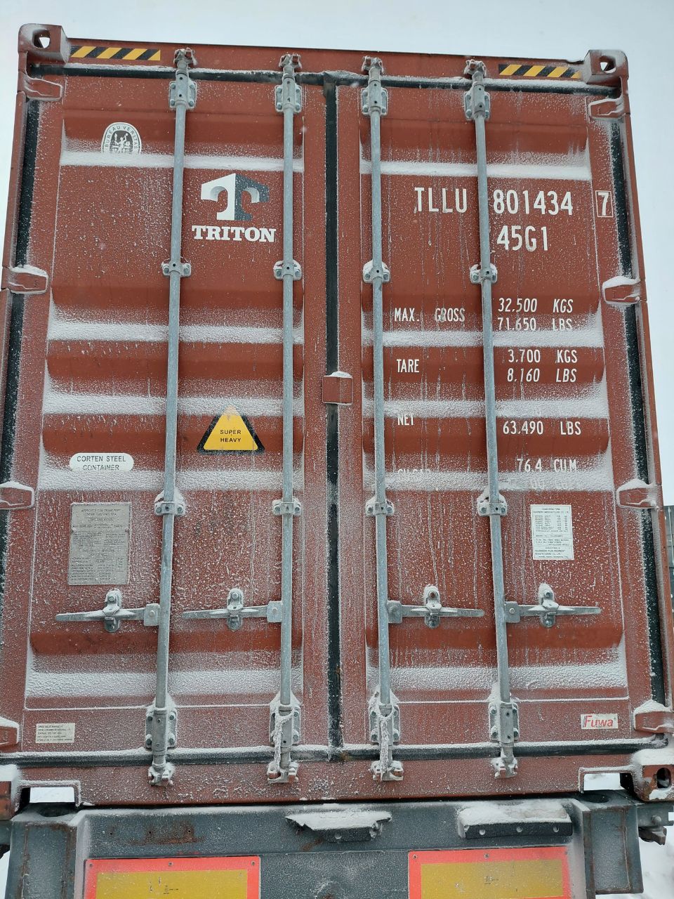 Контейнер 40HC новый №TLLU8014347, фото 2