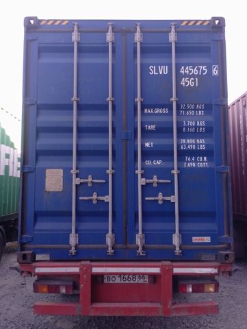 Контейнер 40HC №SLVU4456756