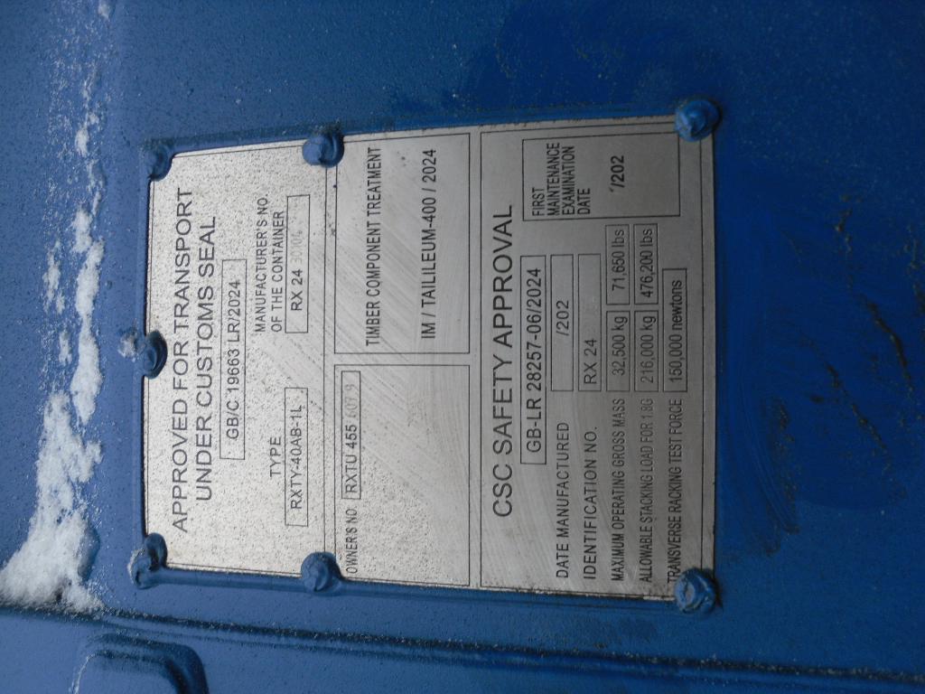 Контейнер 40HC новый №RXTU4556079, фото 2