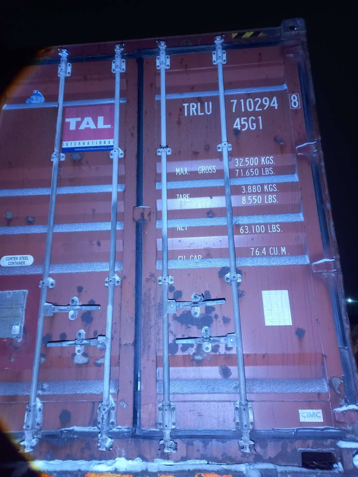 Контейнер 40HC б/у №TRLU7102948, фото 10