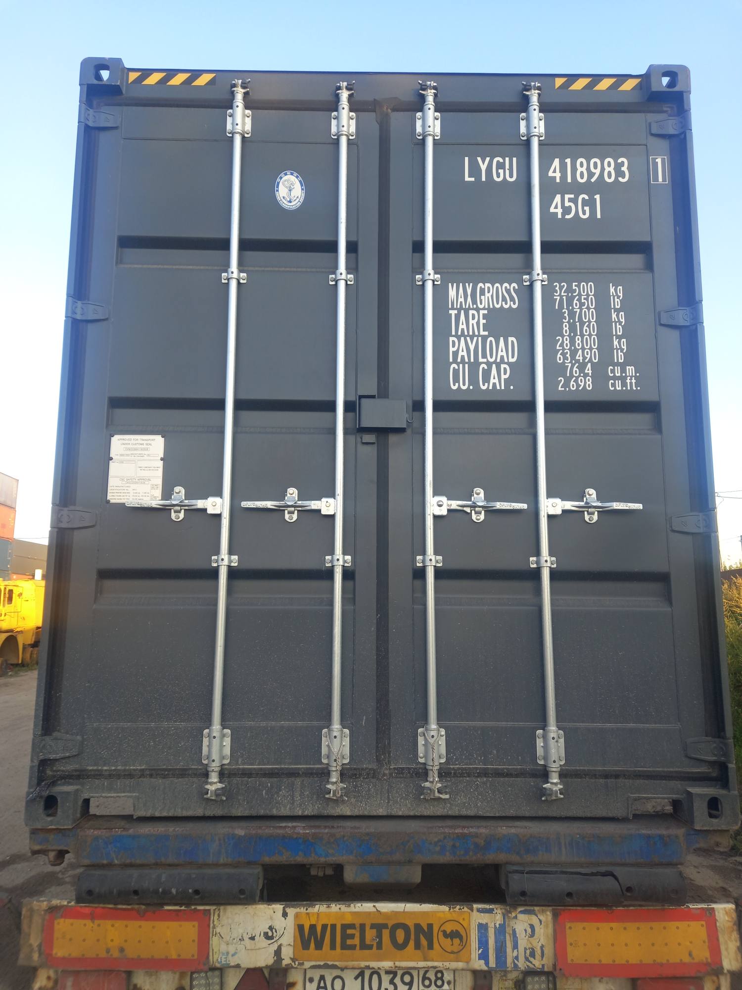 Контейнер 40HC новый №LYGU4189831, фото 2