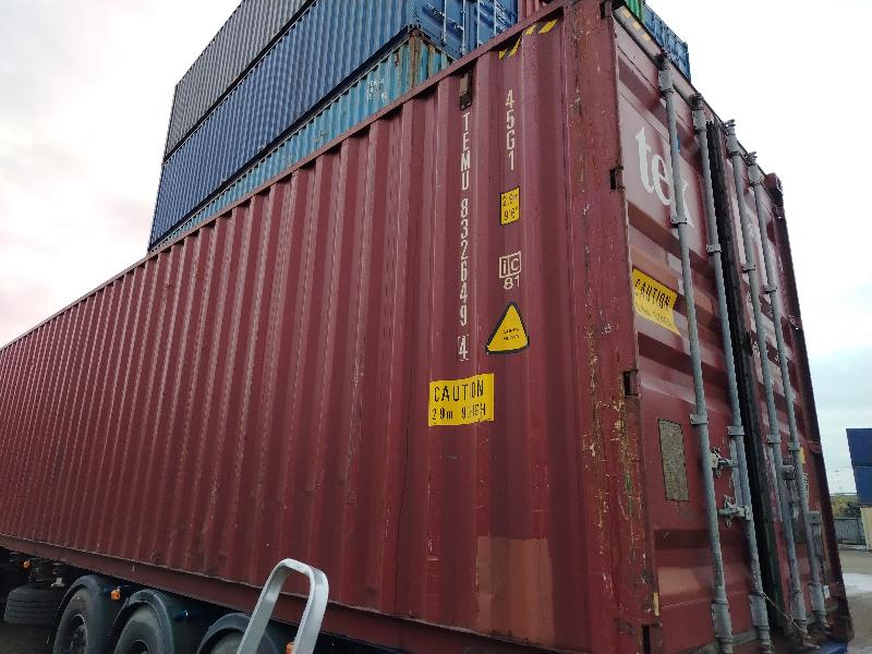 Контейнер 40HC б/у №TEMU8326494, фото 2