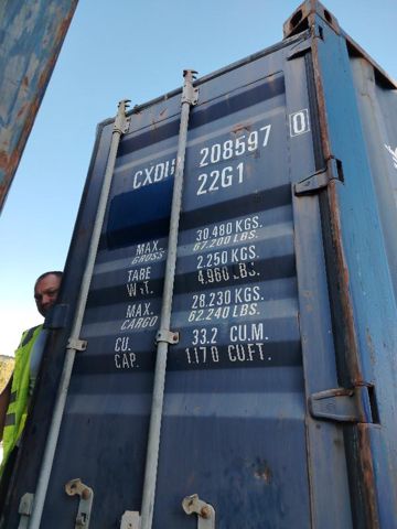 Контейнер 20DC №CXDU2085970