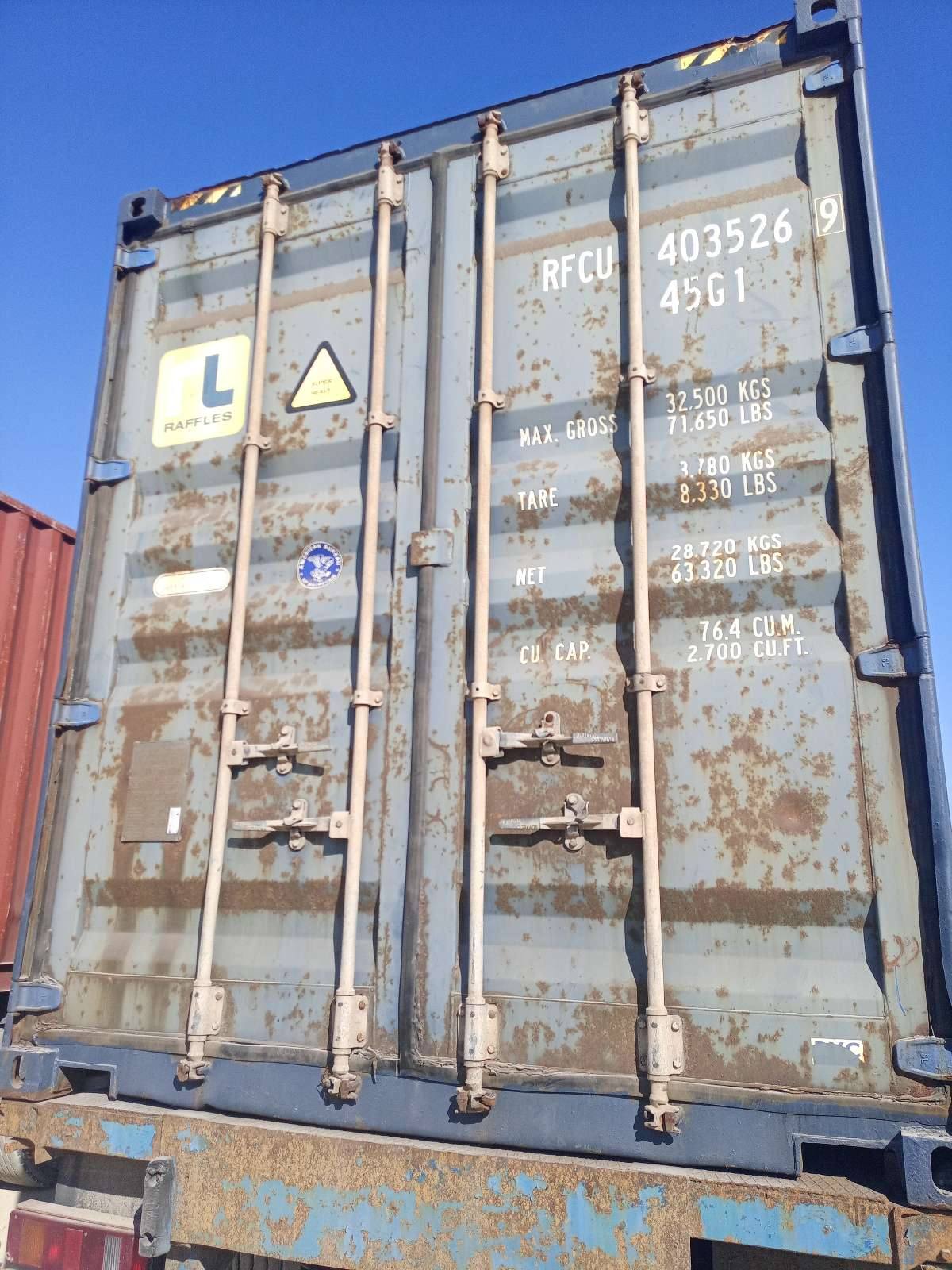 Контейнер 40HC б/у №RFCU4035269, фото 2
