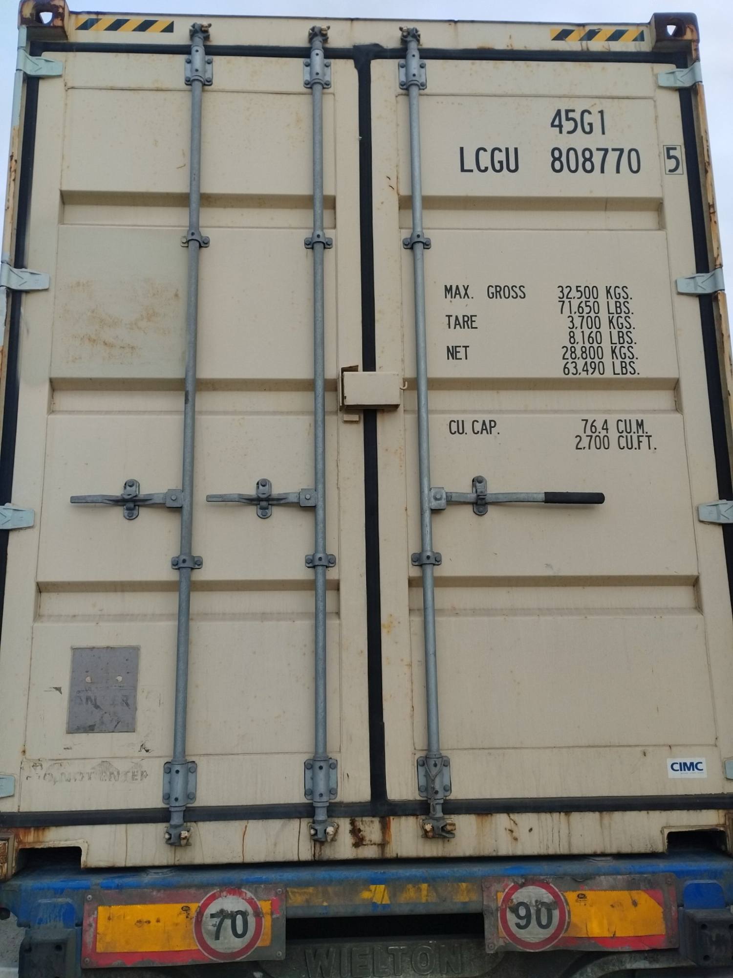 Контейнер 40HC новый №LCGU8259110, фото 2