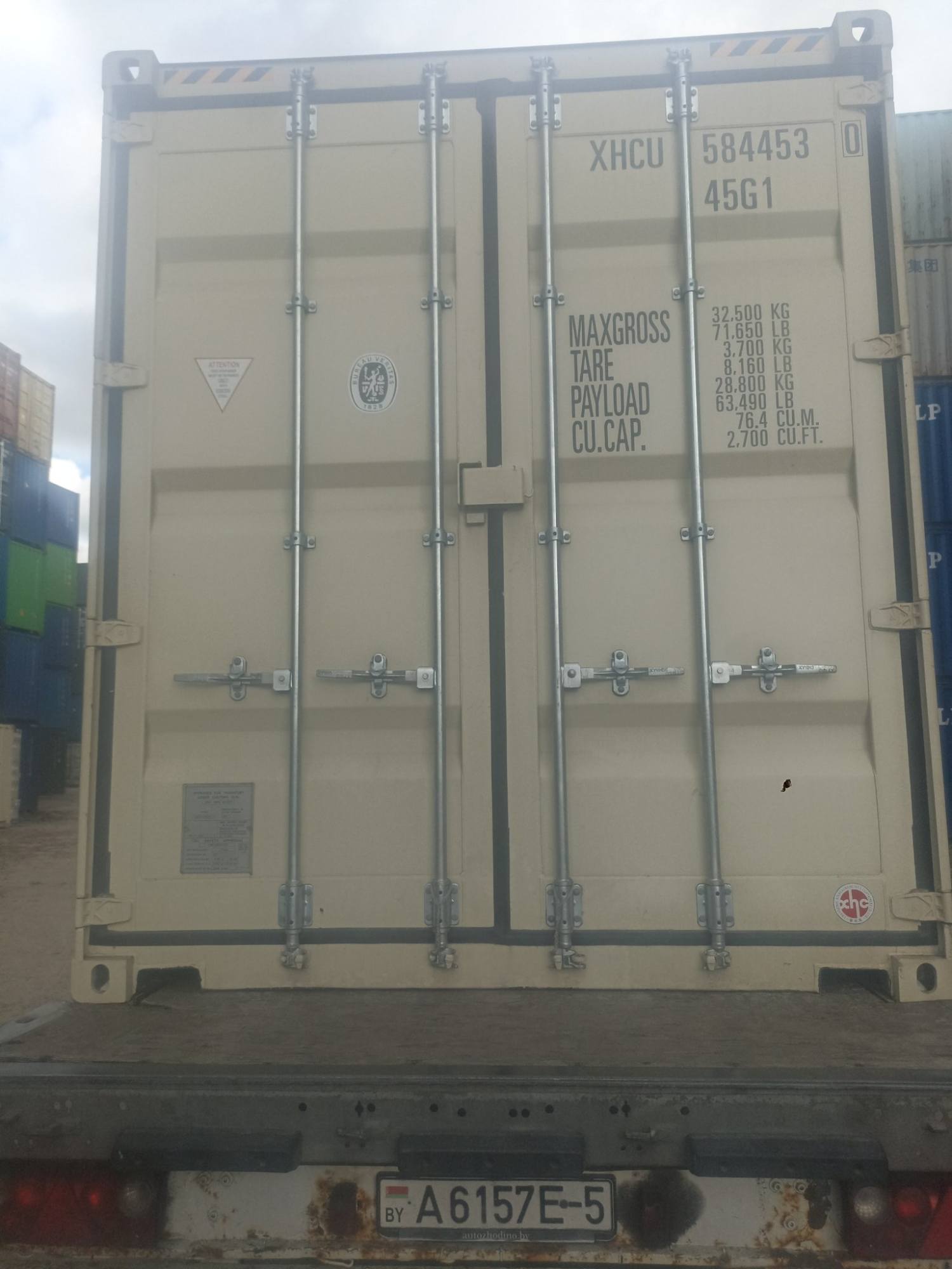 Контейнер 40HC новый №XHCU5844530, фото 2