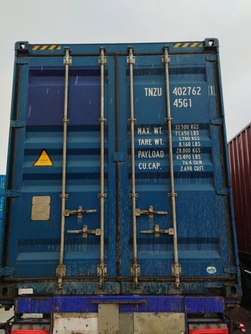 Контейнер 40HC №TNZU4027621