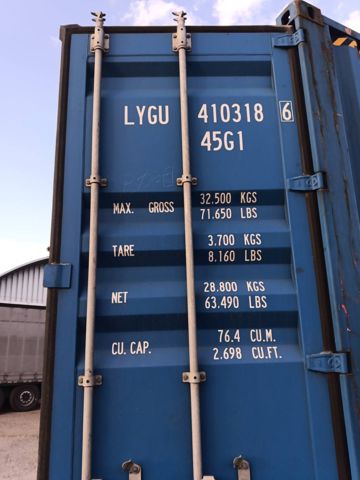 Контейнер 40HC №LYGU4103186