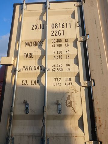 Контейнер 20DC №ZXJU0816113