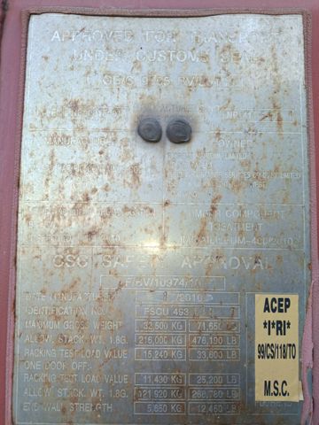 Контейнер 40DC №FSCU4931382