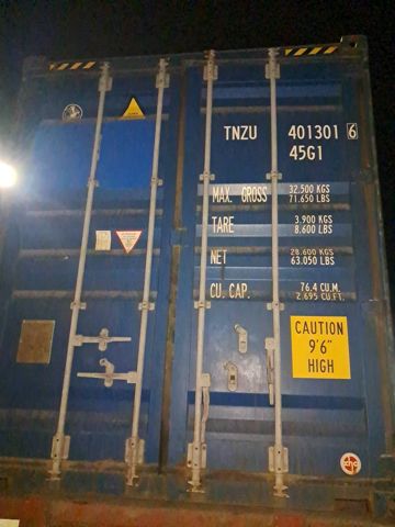 Контейнер 40HC №TNZU4013016