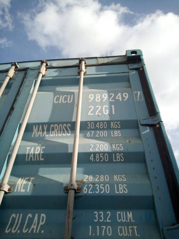 Контейнер 20DC №CICU9892497