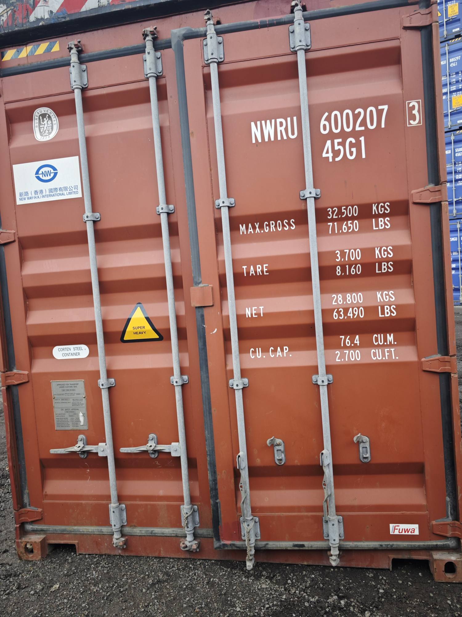 Контейнер 40HC новый №NWRU6002073, фото 6