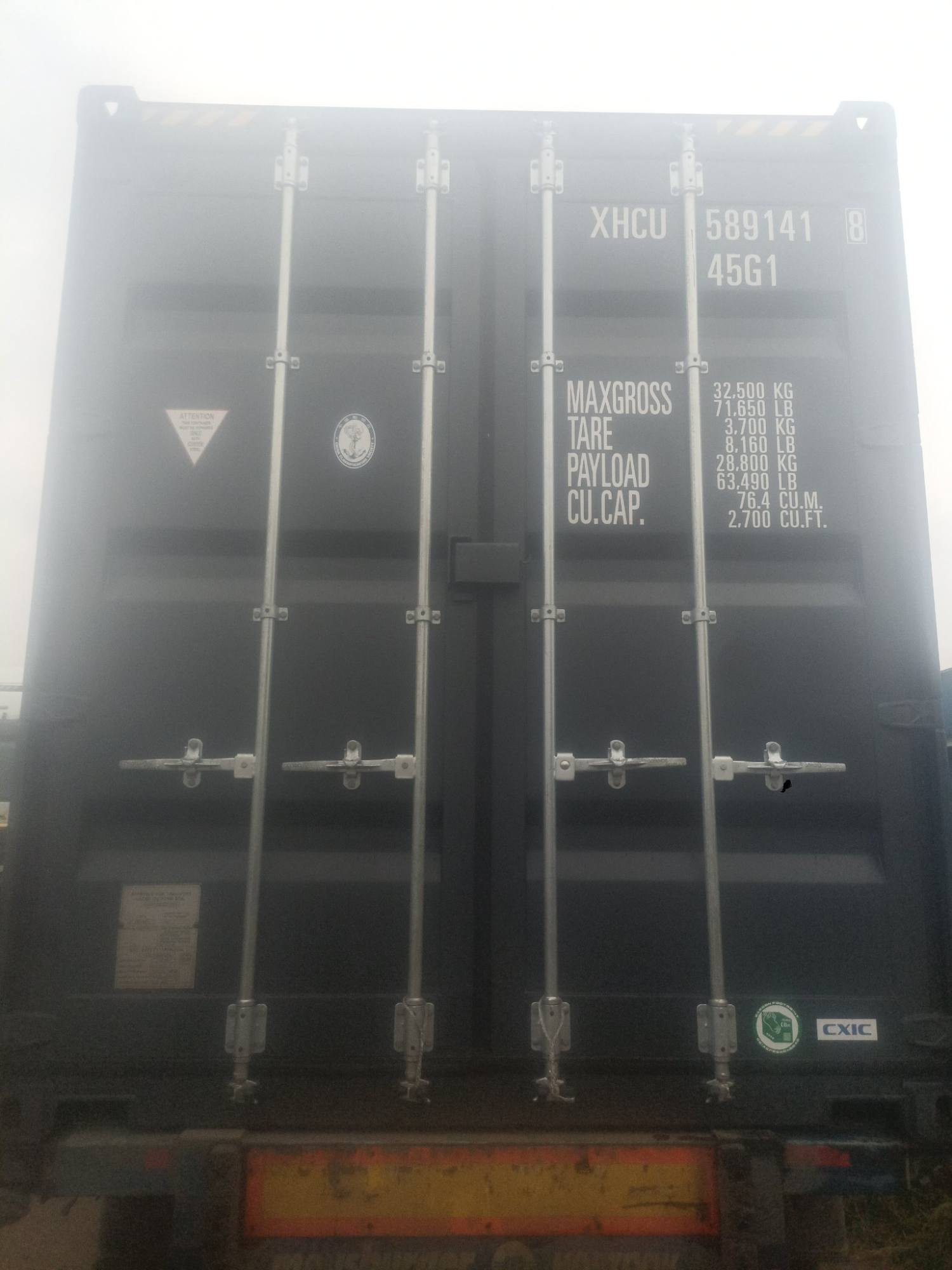 Контейнер 40HC новый №XHCU5891418, фото 2