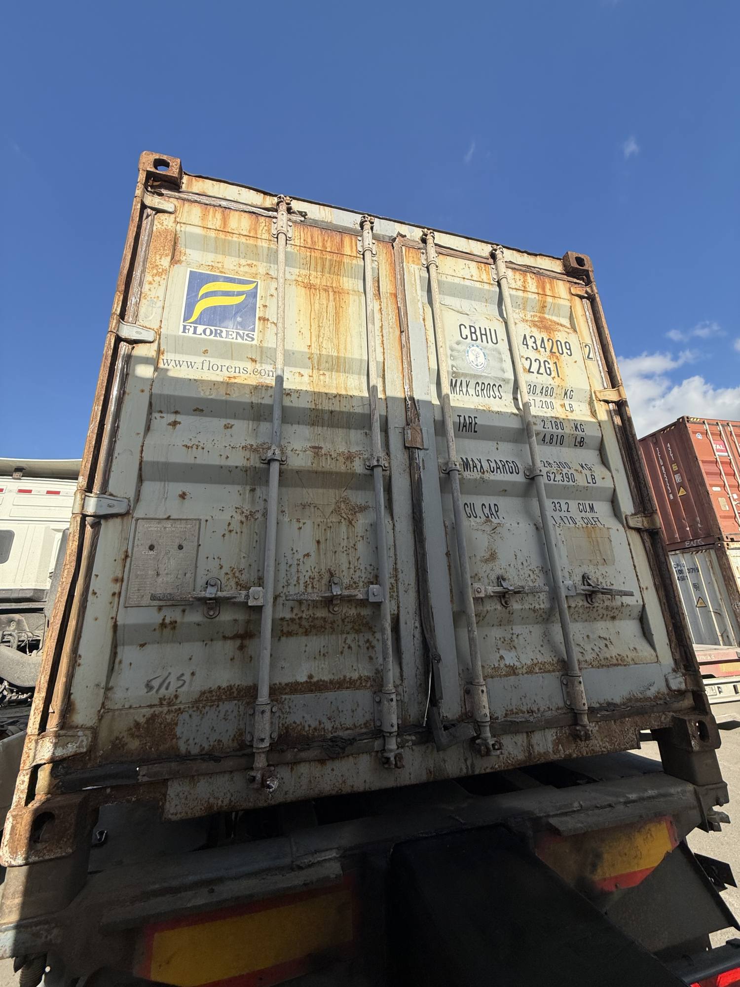 Контейнер 20DC б/у №CBHU4342092, фото 11