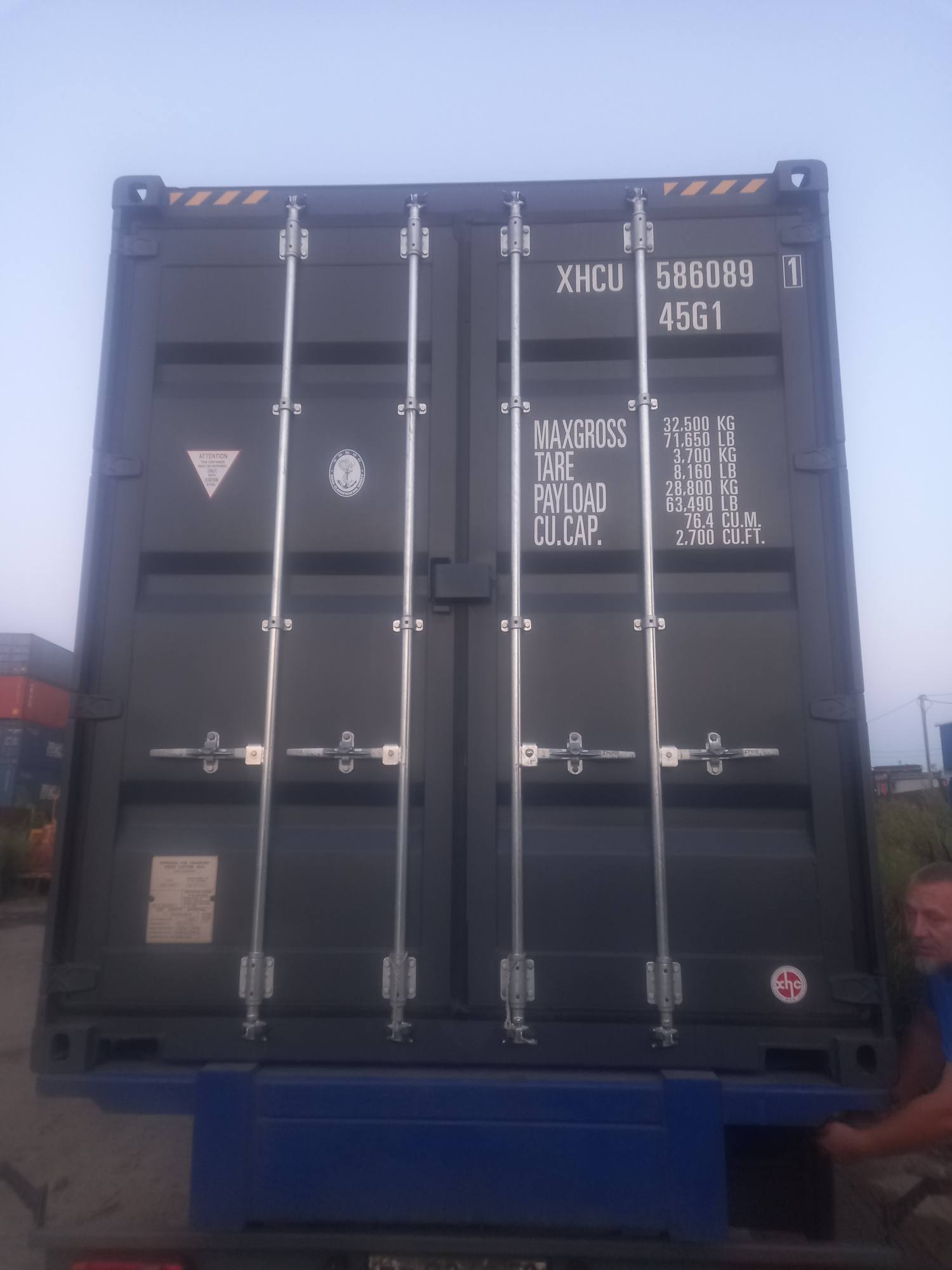 Контейнер 40HC новый №XHCU5860891, фото 2