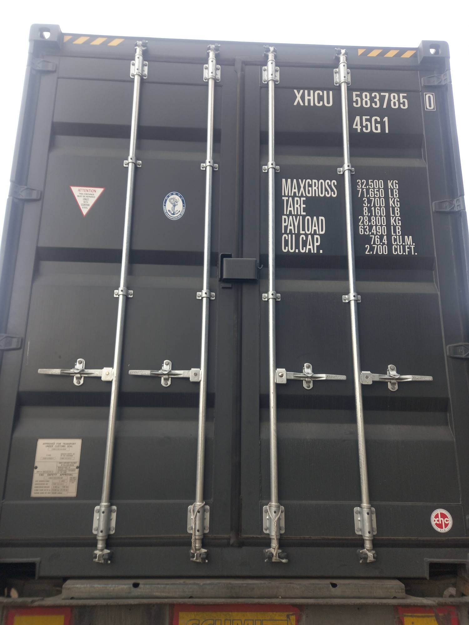 Контейнер 40HC новый №XHCU5837850, фото 2